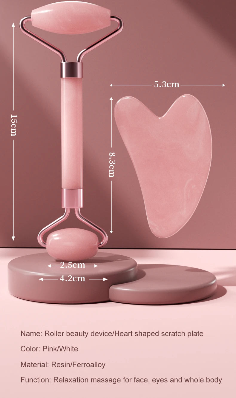 Rouleau en résine pour le visage, le cou et les yeux.