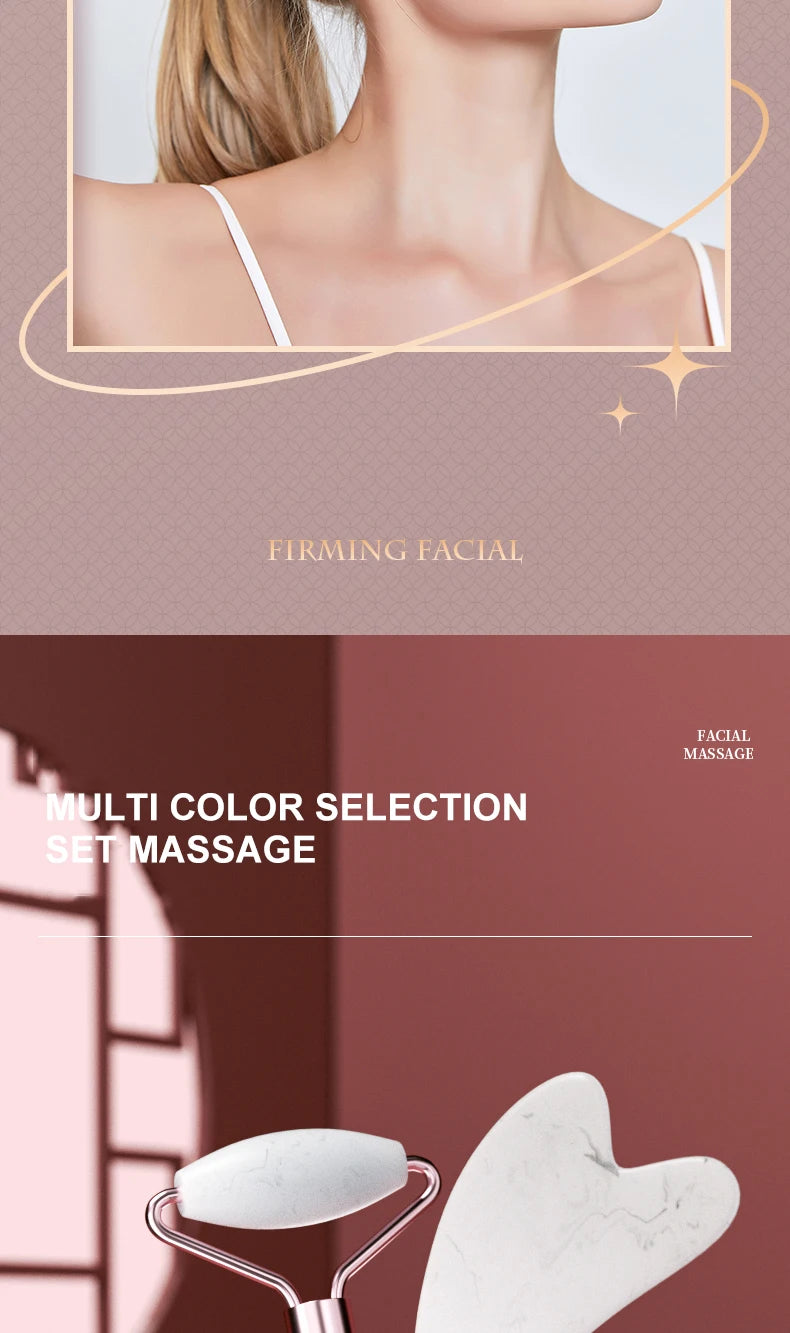 Rouleau en résine pour le visage, le cou et les yeux.